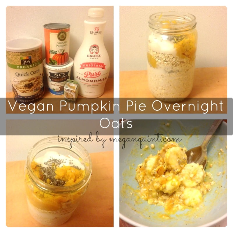 Vegan Pumpkin Pie Overnight Oats