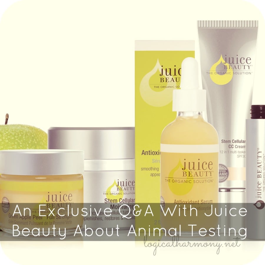 An Exclusive Q&A With Juice Beauty About Animal Testing