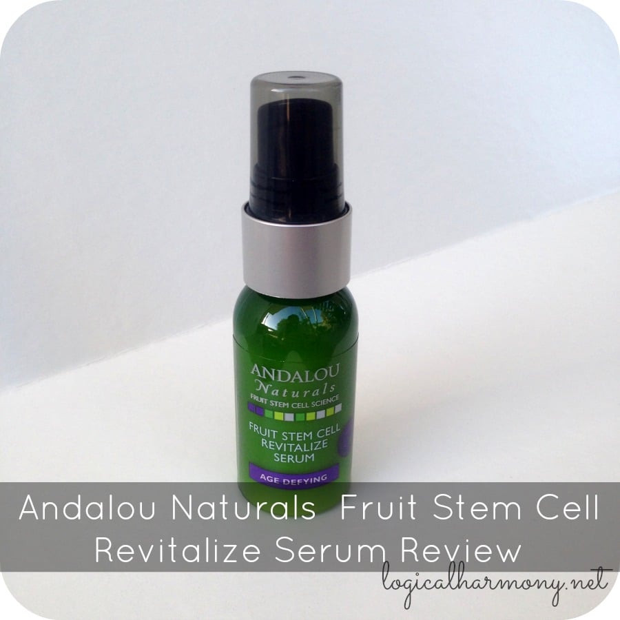 Andalou Naturals Fruit Stem Cell Revitalize Serum Review