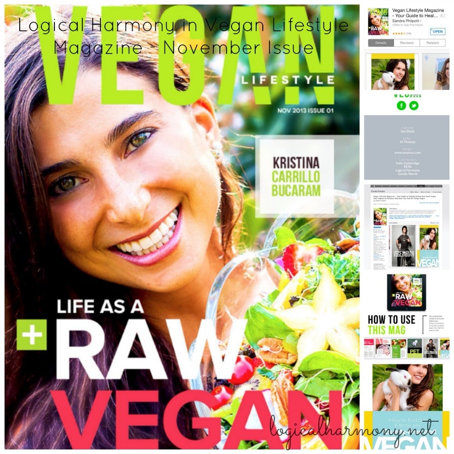 Logical Harmony in Vegan Lifestyle Magazine - November Issue