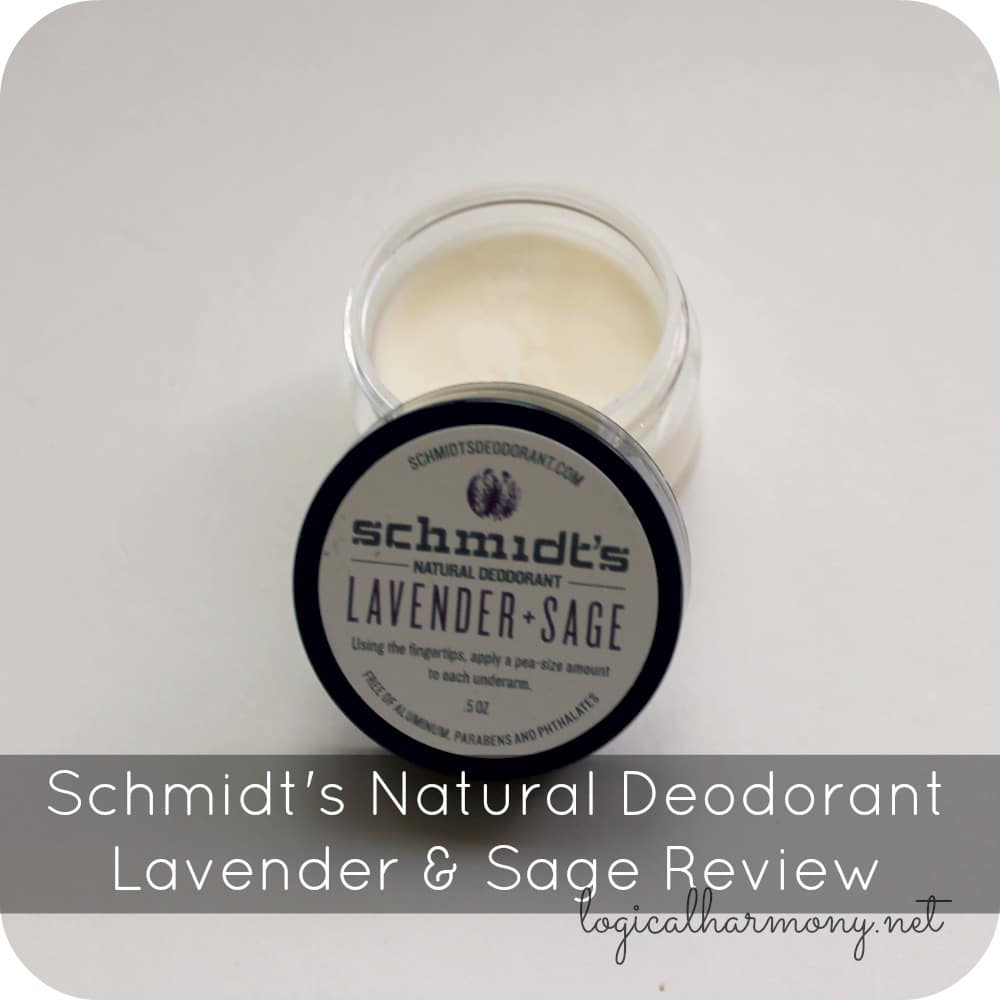 Schmidt's Natural Deodorant Lavender & Sage Review