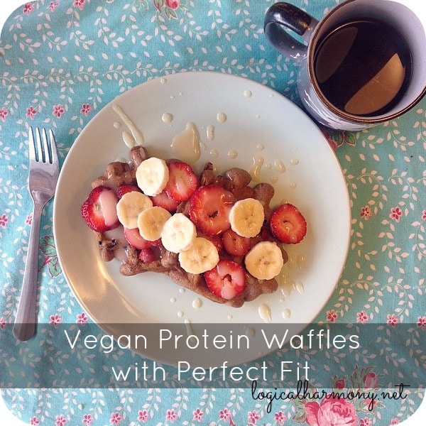 Vegan Protein Waffles with Perfect Fit