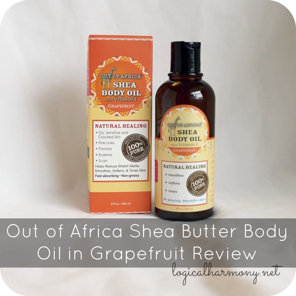 Out of Africa Shea Butter Body Oil in Grapefruit Review