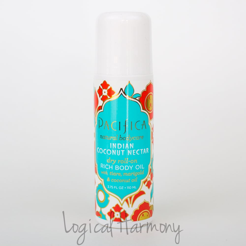 Pacifica Dry Roll-On Rich Body Oil in Indian Coconut Nectar Review