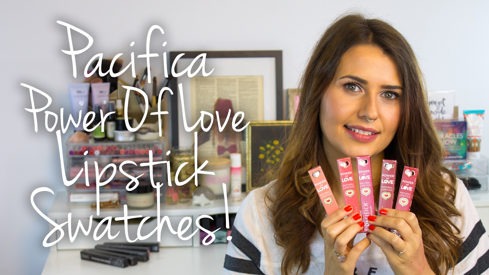 Pacifica Power of Love Lipstick Swatches & Try On Video