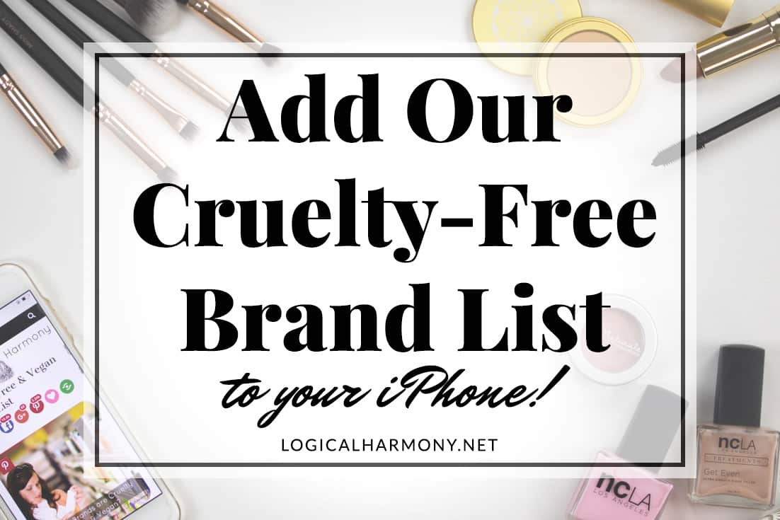 How to Add the Logical Harmony Cruelty Free Brand List to your iPhone