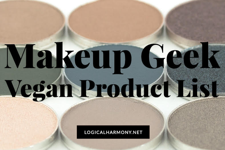 Makeup Geek Vegan Products List