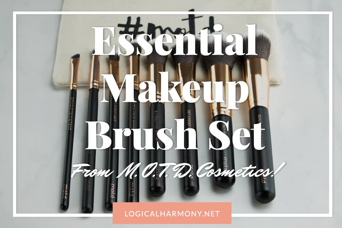 MOTD Cosmetics Lux Makeup Brush Essentials Set