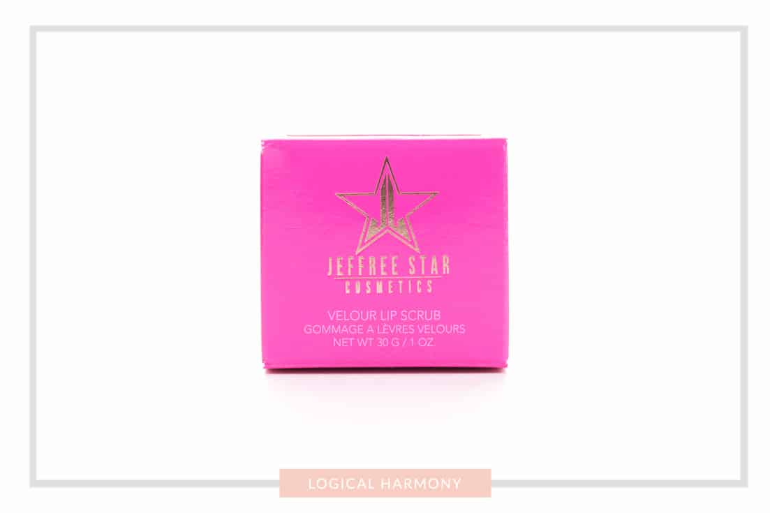 Jeffree Star Velour Lip Scrub in Strawberry Gum Review - Logical Harmony