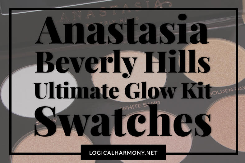 Anastasia Beverly Hills Ultimate Glow Kit Swatches