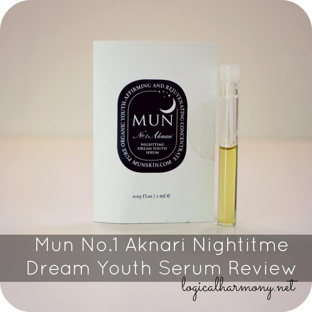 MUN No.1 Aknari Nighttime Dream Youth Serum Review