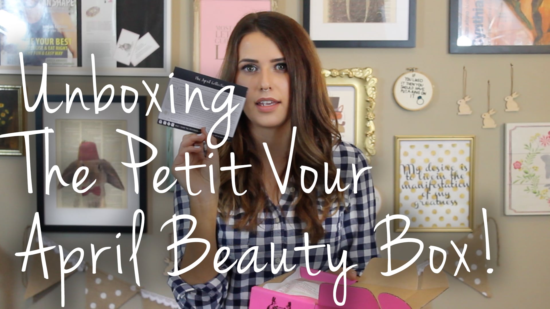 Petit Vour April 2015 Beauty Box Video