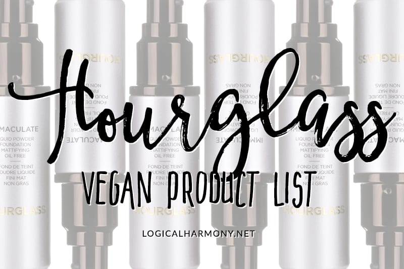 Hourglass Cosmetics Vegan Products List