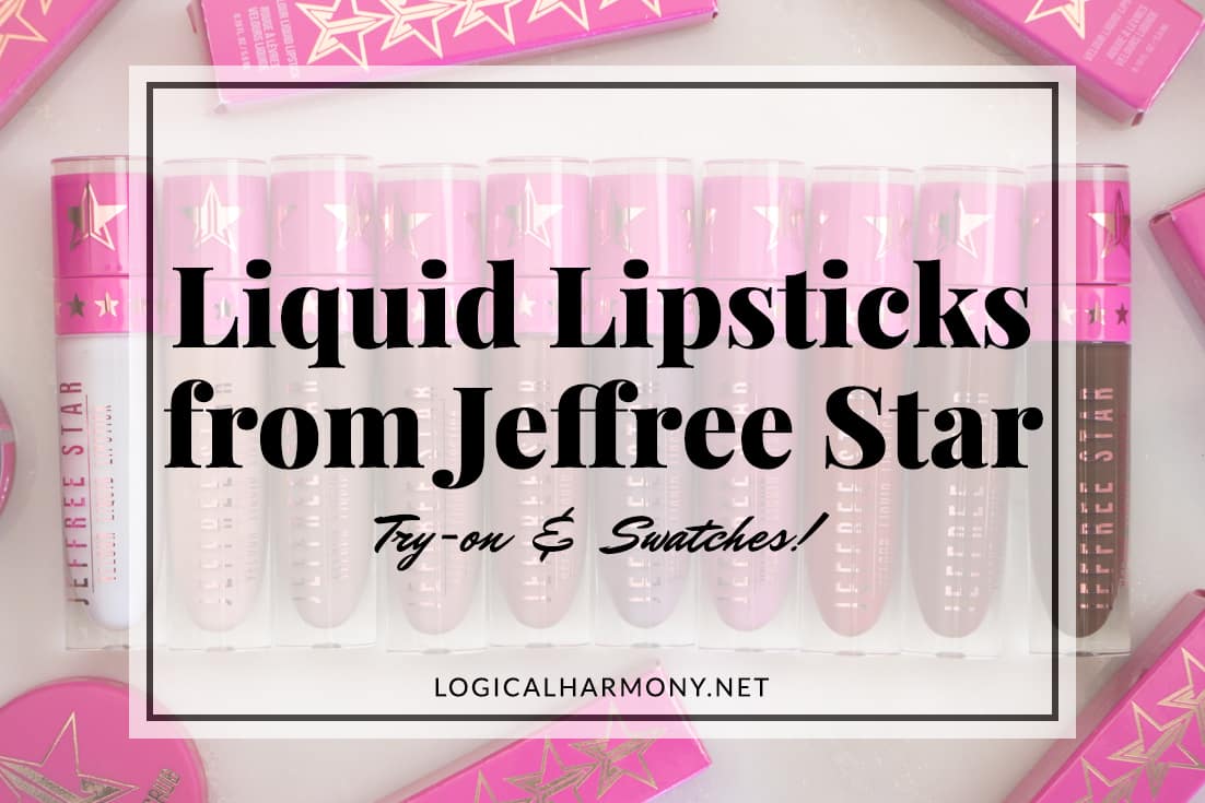 Jeffree Star Liquid Lipstick Swatches & Try-On