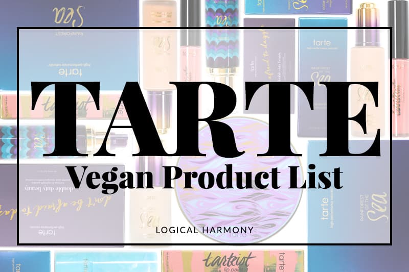 Tarte Vegan Products List