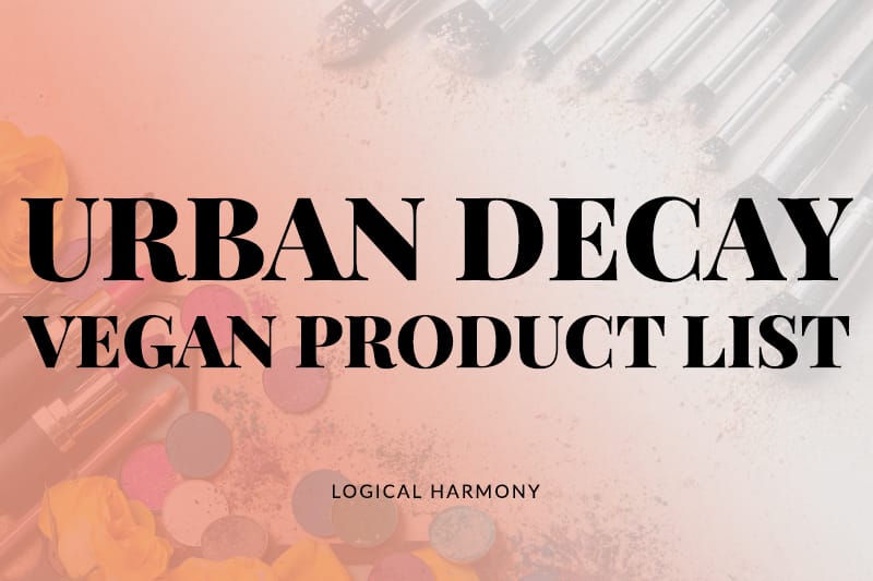 Urban Decay Vegan Products List