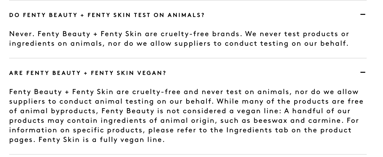 Does Fenty Beauty Test on Animals?