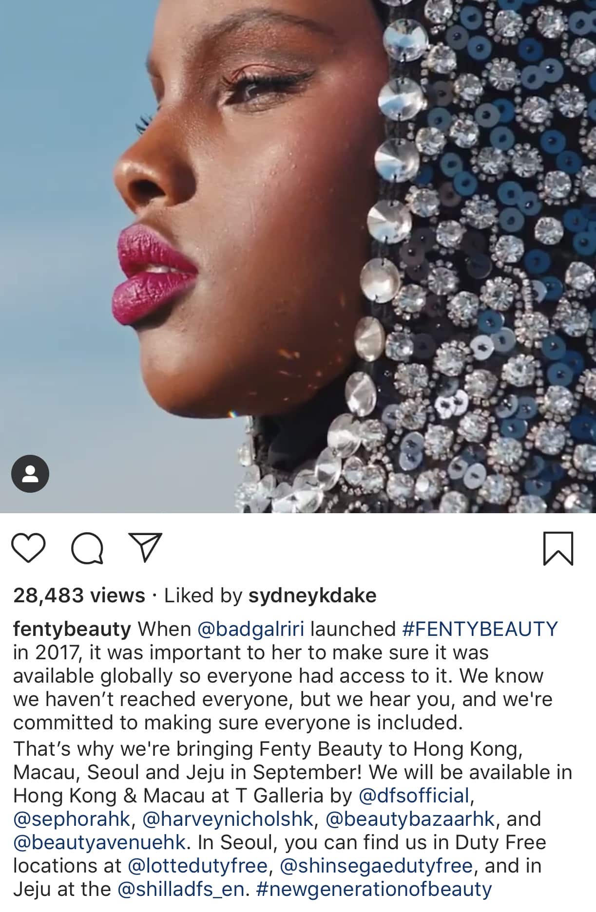 Is Fenty sold in China?