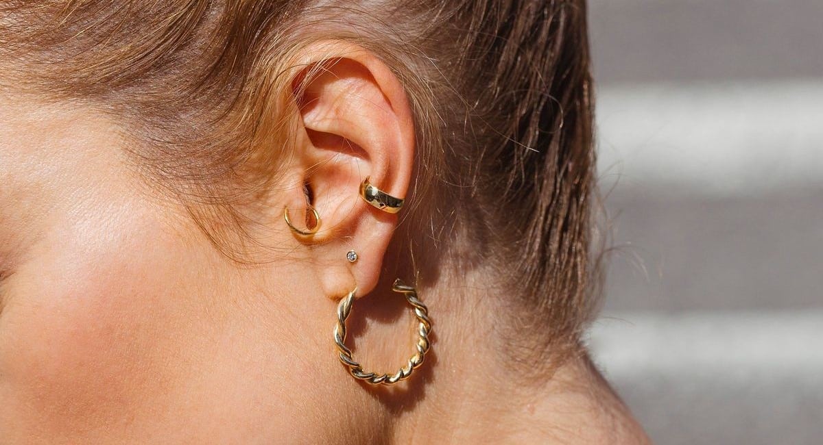 Gold Earrings for Fall