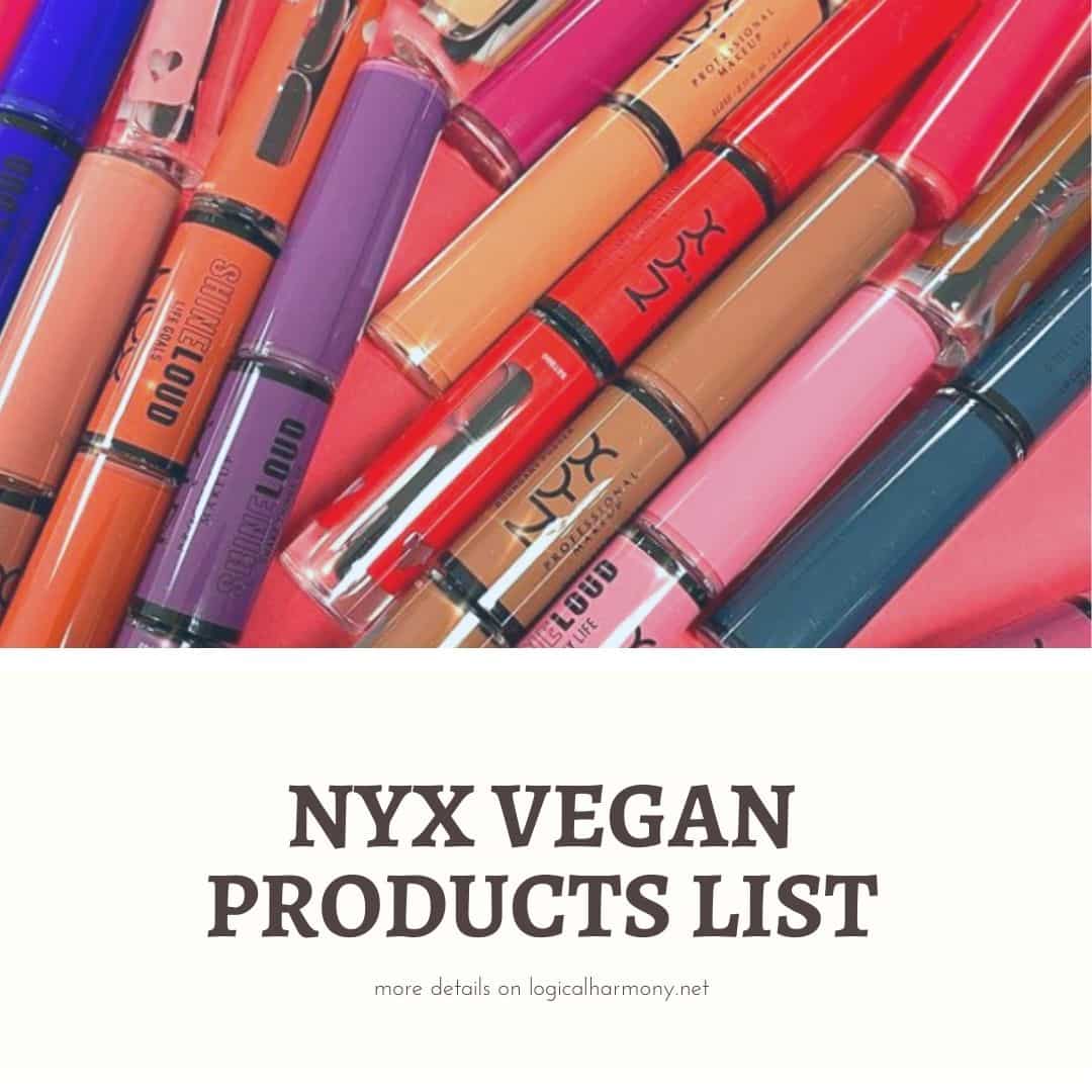 NYX Vegan Products List